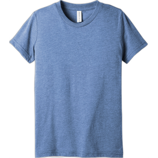 BELLA+CANVAS ® Youth and Toddler Triblend Short Sleeve Tee. BC3413Y / BC3413T