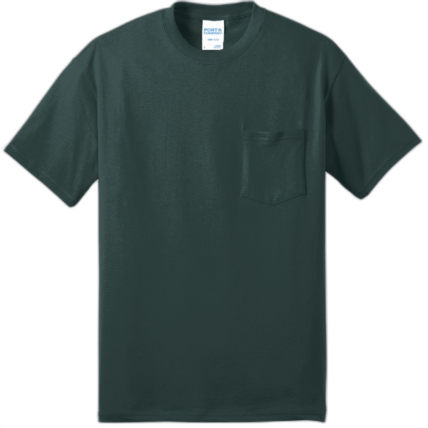 Port & Company® - Core Blend Pocket Tee. PC55P