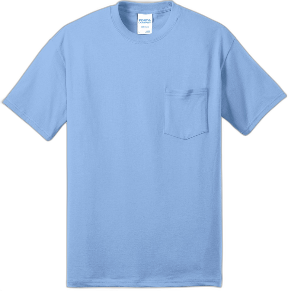 Port & Company® - Core Blend Pocket Tee. PC55P
