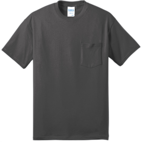 Port & Company® - Core Blend Pocket Tee. PC55P