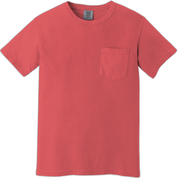 COMFORT COLORS ® Heavyweight Ring Spun Pocket Tee. 6030