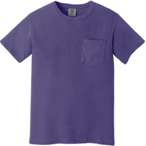 COMFORT COLORS ® Heavyweight Ring Spun Pocket Tee. 6030