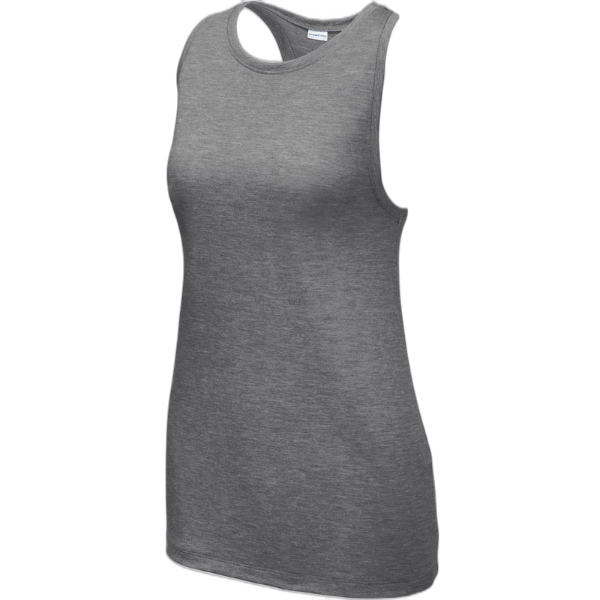 Sport-Tek ® Ladies PosiCharge ® Tri-Blend Wicking Tank. LST402