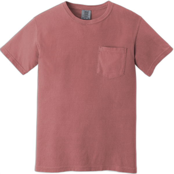 COMFORT COLORS ® Heavyweight Ring Spun Pocket Tee. 6030