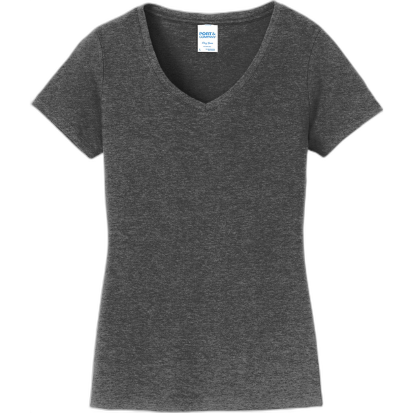 Port & Company® Ladies Fan Favorite V-Neck Tee. LPC450V