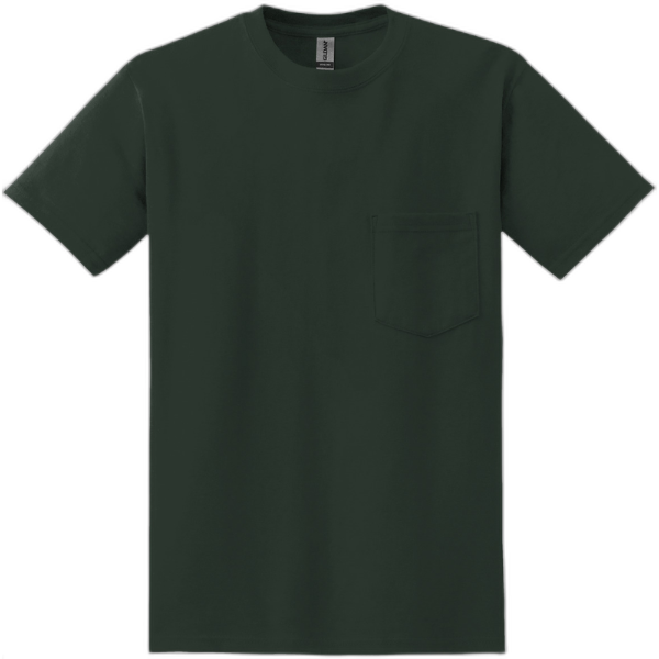 Gildan® - DryBlend® 50 Cotton/50 Poly Pocket T-Shirt. 8300