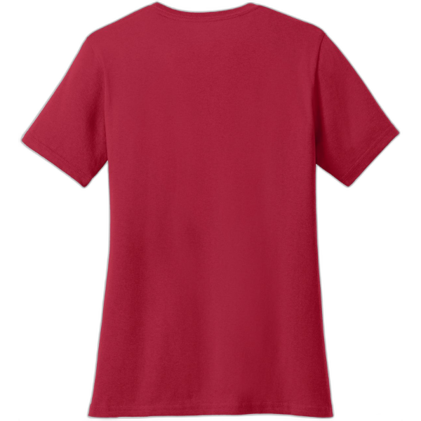 Port & Company® Ladies Core Cotton V-Neck Tee. LPC54V