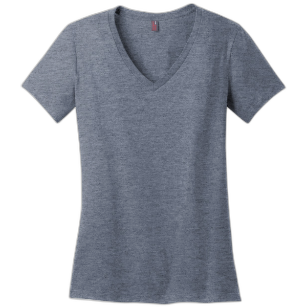 District® - Women's Perfect Weight® V-Neck Tee. DM1170L