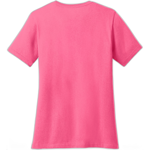 Port & Company® Ladies Core Cotton V-Neck Tee. LPC54V