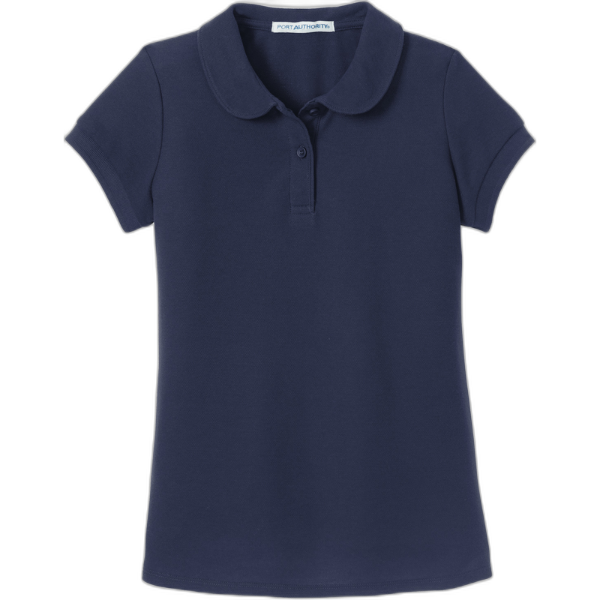 Port Authority® Girls Silk Touch™ Peter Pan Collar Polo. YG503