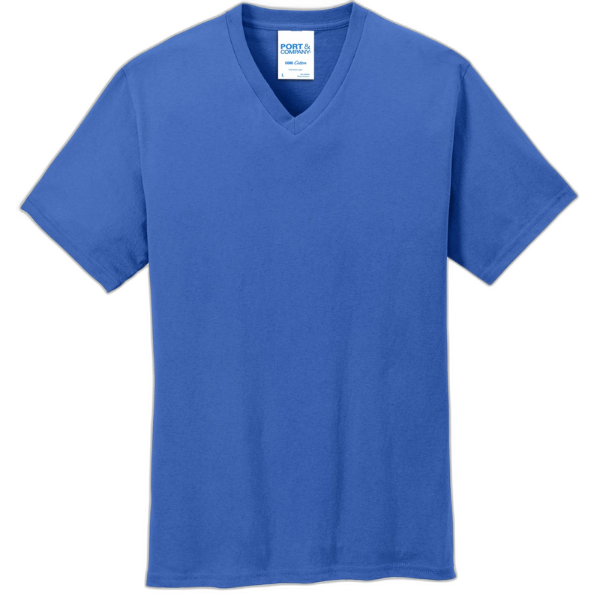 Port & Company® Core Cotton V-Neck Tee. PC54V