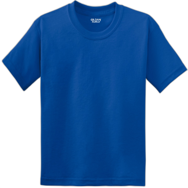 Gildan® Youth DryBlend® 50 Cotton/50 Poly T-Shirt.  8000B