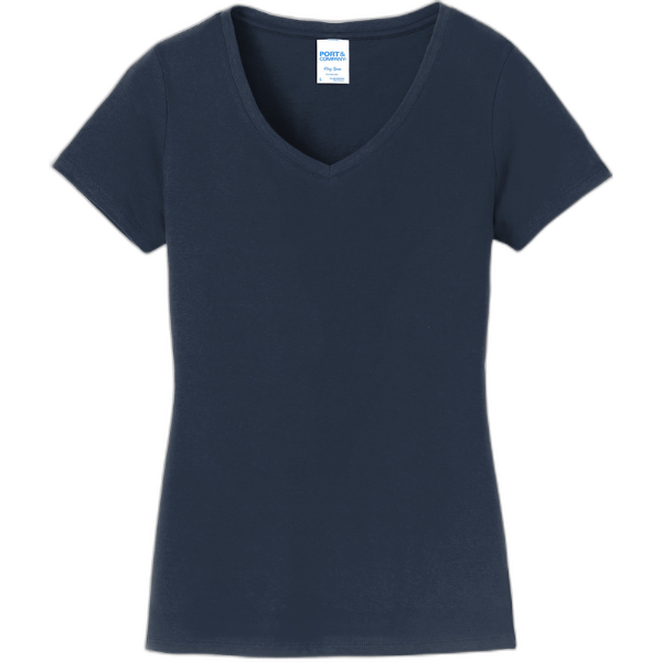 Port & Company® Ladies Fan Favorite V-Neck Tee. LPC450V