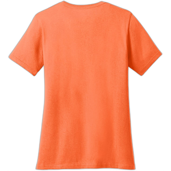 Port & Company® Ladies Core Cotton V-Neck Tee. LPC54V