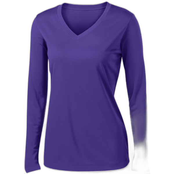 Sport-Tek® Ladies Long Sleeve PosiCharge® Competitor™ V-Neck Tee. LST353LS