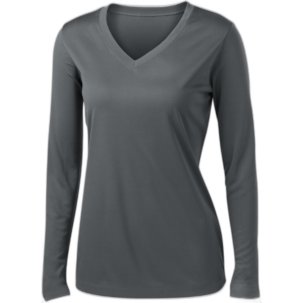 Sport-Tek® Ladies Long Sleeve PosiCharge® Competitor™ V-Neck Tee. LST353LS