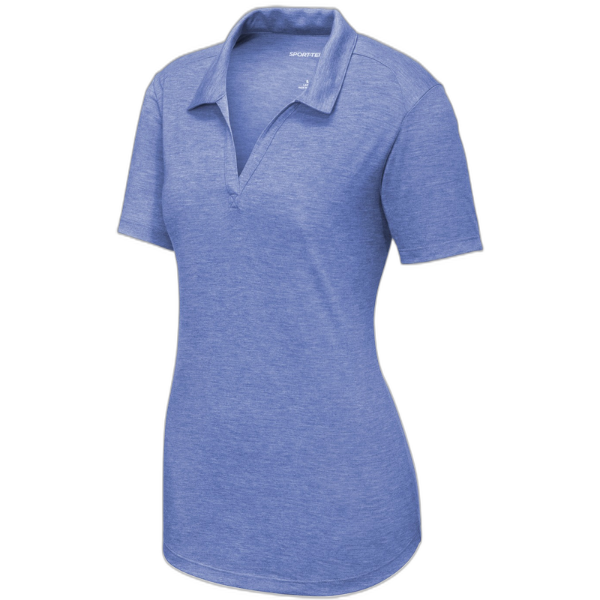 Sport-Tek ® Ladies PosiCharge ® Tri-Blend Wicking Polo. LST405