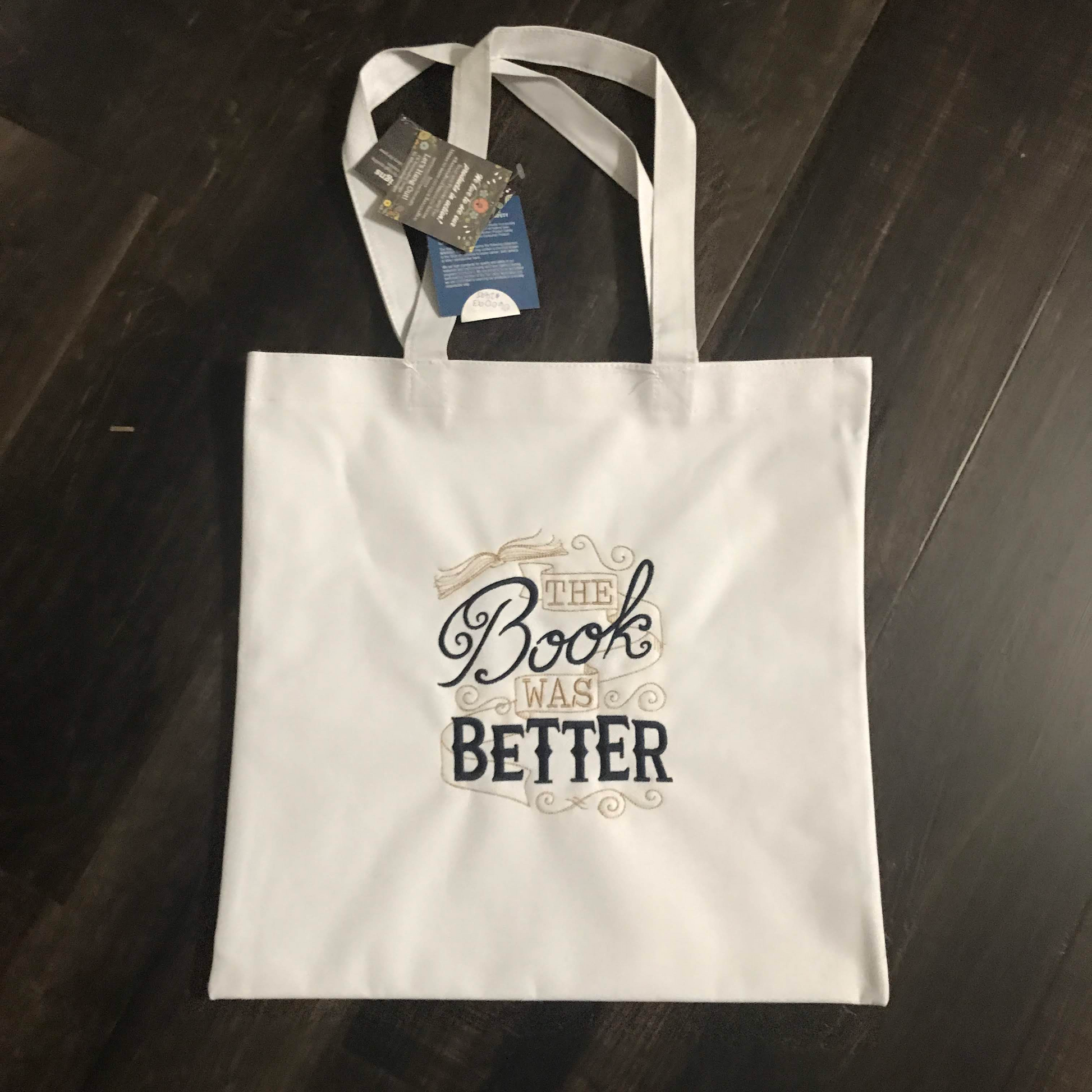 Funny Book Tote Bag - Banana Bug Designs