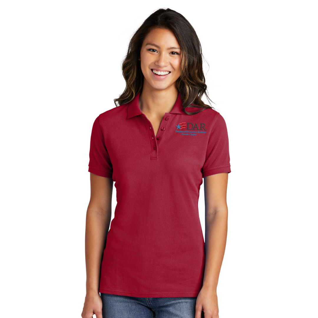 DAR Ladies Combed Ringspun Pique Polo