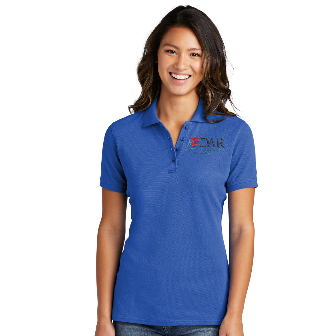 DAR Ladies Combed Ringspun Pique Polo