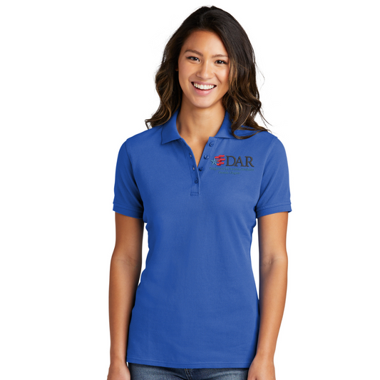 DAR Ladies Combed Ringspun Pique Polo