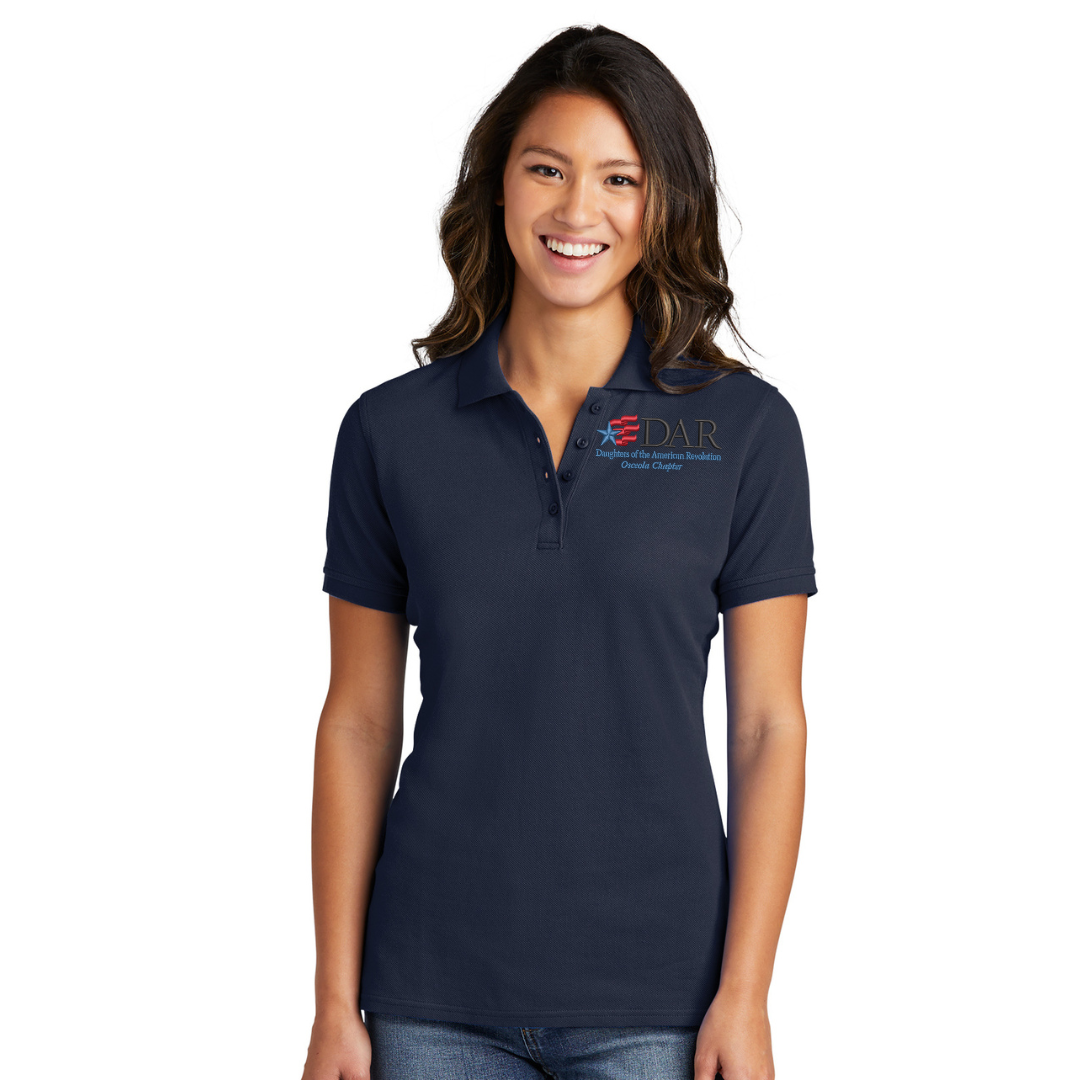 DAR Ladies Combed Ringspun Pique Polo
