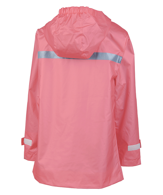 Girls CR New Englander Rain Jacket-- Coral