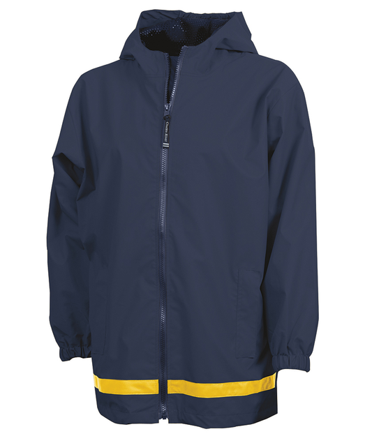 Youth New Englander Rain Jacket-- Navy