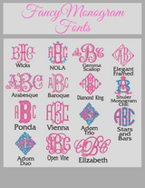 Fancy Monogram Fonts
