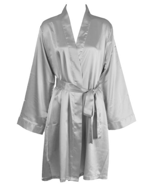 Women's Matte Satin Kimono Robe