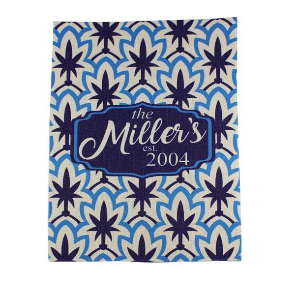 Large Double Sided Linen Garden Flag