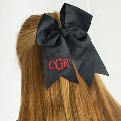 Monogrammed Cheer Bow