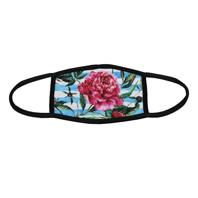 Custom Face Mask with black trim