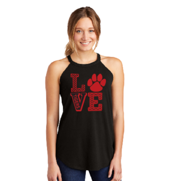 Tiger LOVE Rocker Tank