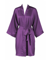 Women's Matte Satin Kimono Robe