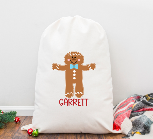 Gingerboy Personalized Santa Sack