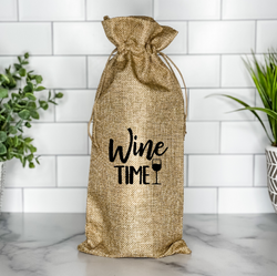 Wine Time Wine Bag