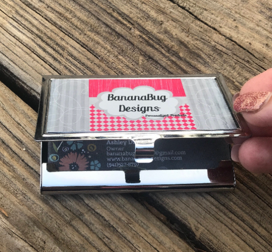 Custom Business Card Holder
