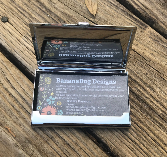 Custom Business Card Holder
