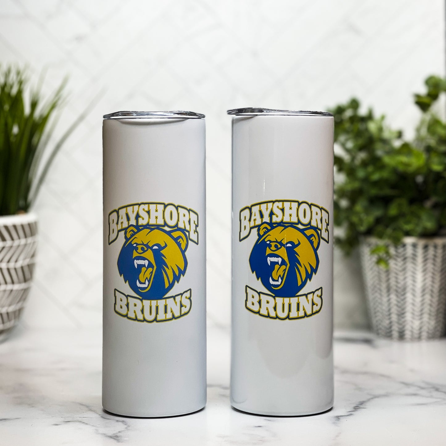 BHS Bruins 20 Oz Slim Tumbler