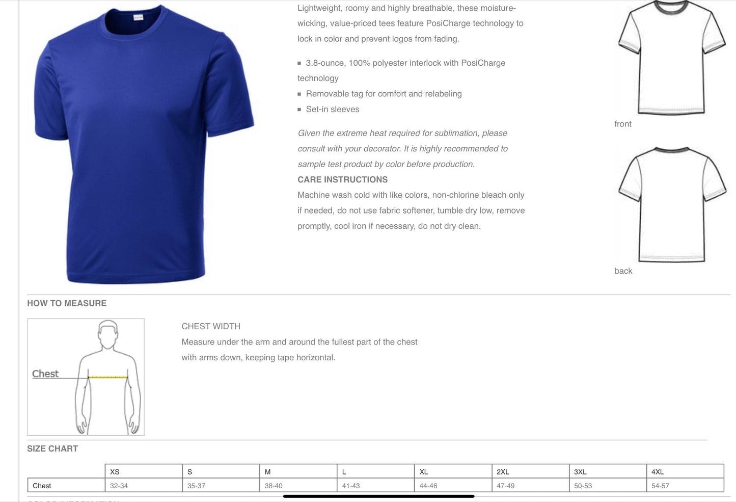 Pro Swing Unisex Performance Tee