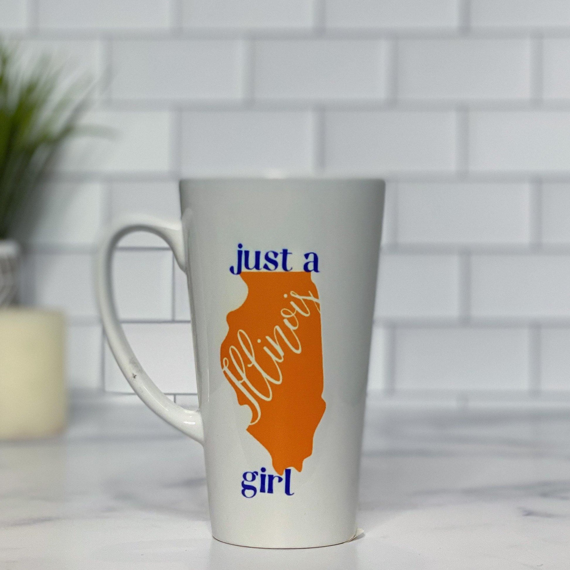 Just a Girl in a World Ceramic Tumbler