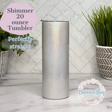 BLANK Shimmer Perfectly Straight 20 Ounce Tumbler