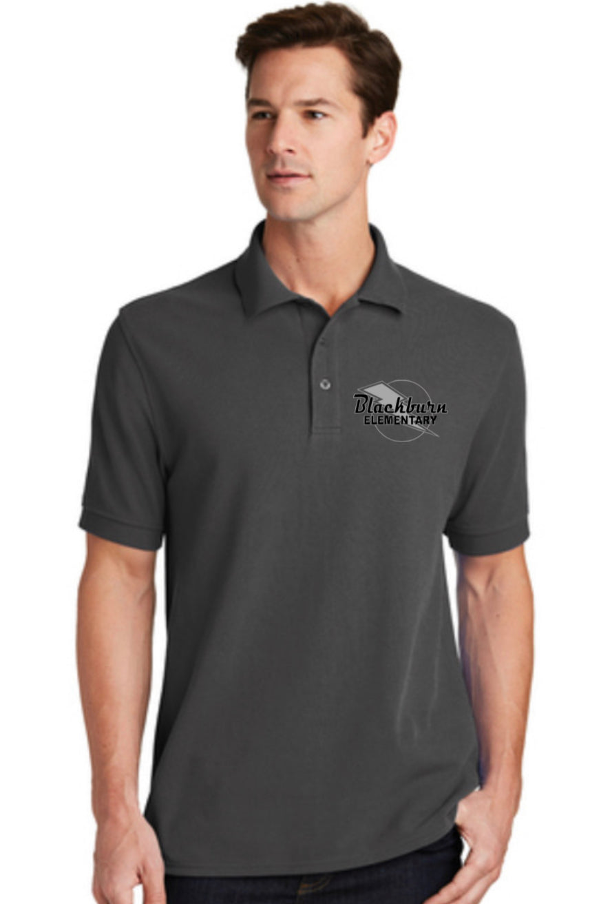 Blackburn Elementary Mens Ring Spun Polo