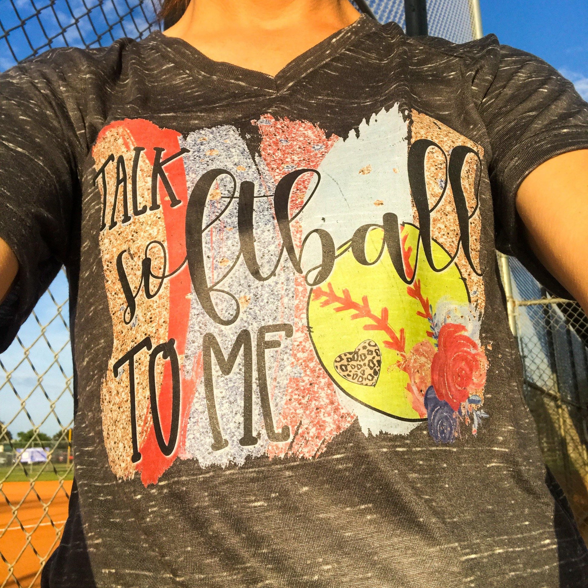 Talk Softball to Me Tee