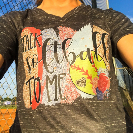 Talk Softball to Me Tee