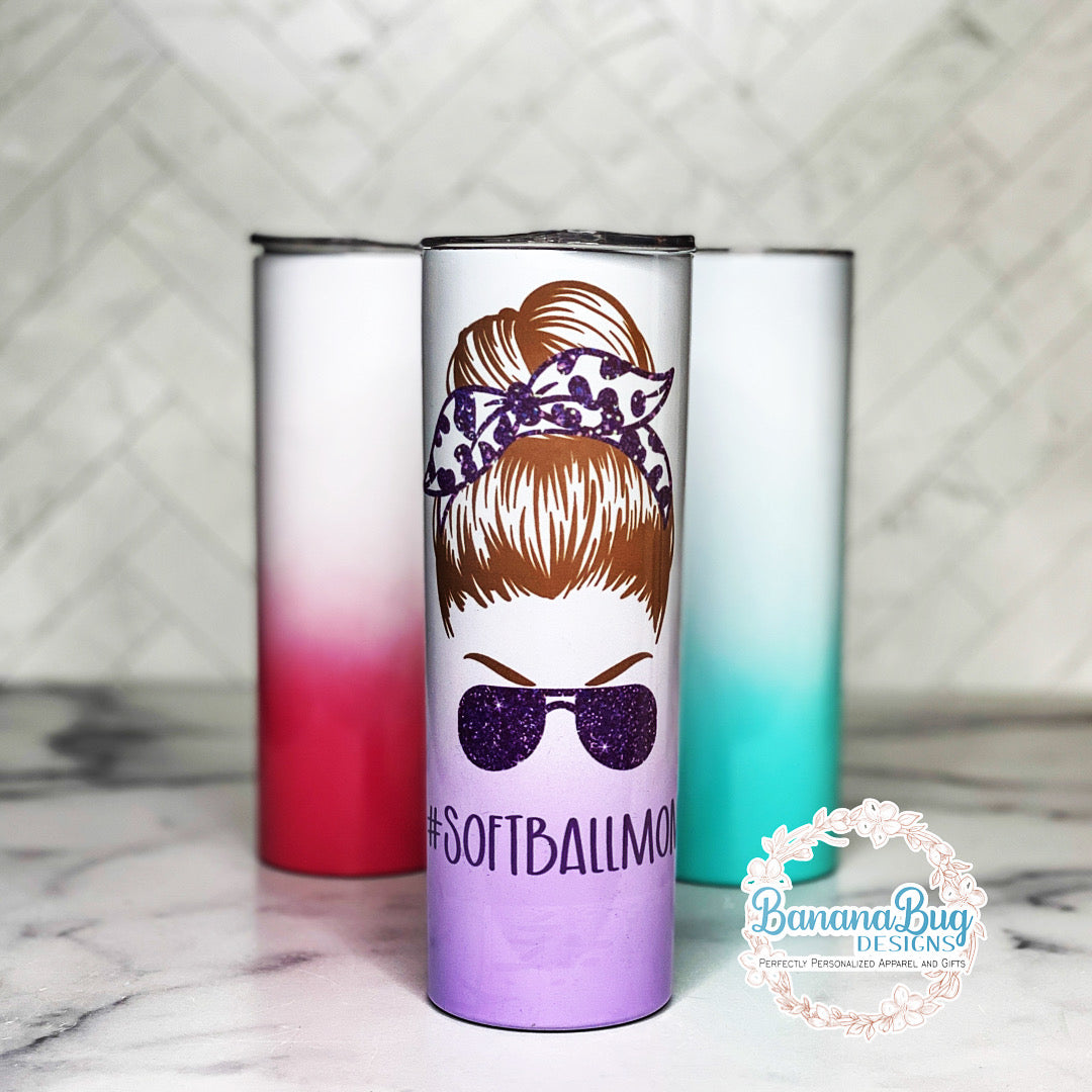 Softball Mom Tumbler