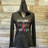 Merry and Bright Hooded Tee - Banana Bug Designs