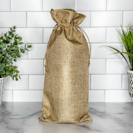Custom Printed Wine Bag - Banana Bug Designs