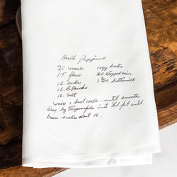 Handwritten Recipe Tea Towel